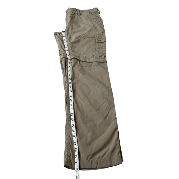 The North Face Woman 12 Nylon Zipper Convertible Pants/Shorts Hiking Fishing - Picture 3 of 10